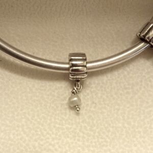 Pandora June Pearl Birthstone Drop Charm